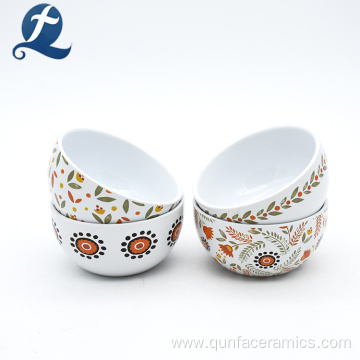 Custom Printed Chinese Pattern Ceramic Bowls